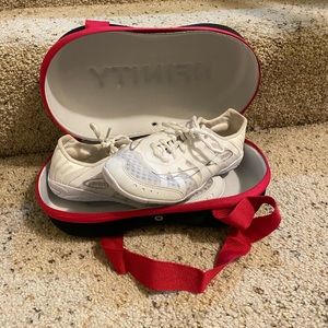 NFINITY cheer shoes with travel case